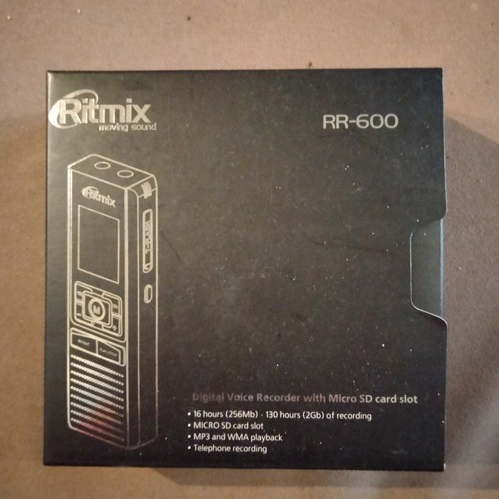 Цифровой диктофон Ritmix RR-600