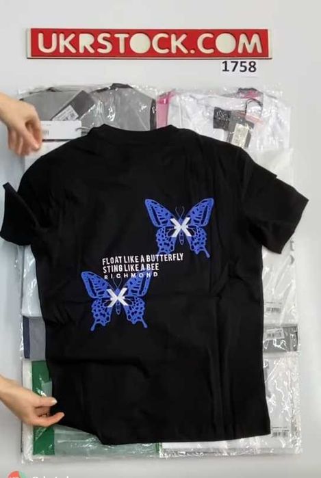 Футболки чоловічі Richmond оптом, сток оптом футболки мужские