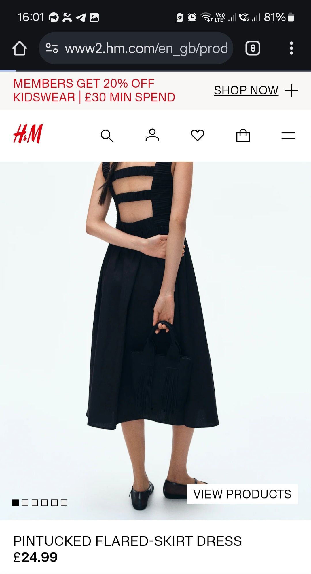 Платье сарафан HM