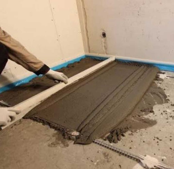 Заливка стяжки підлоги