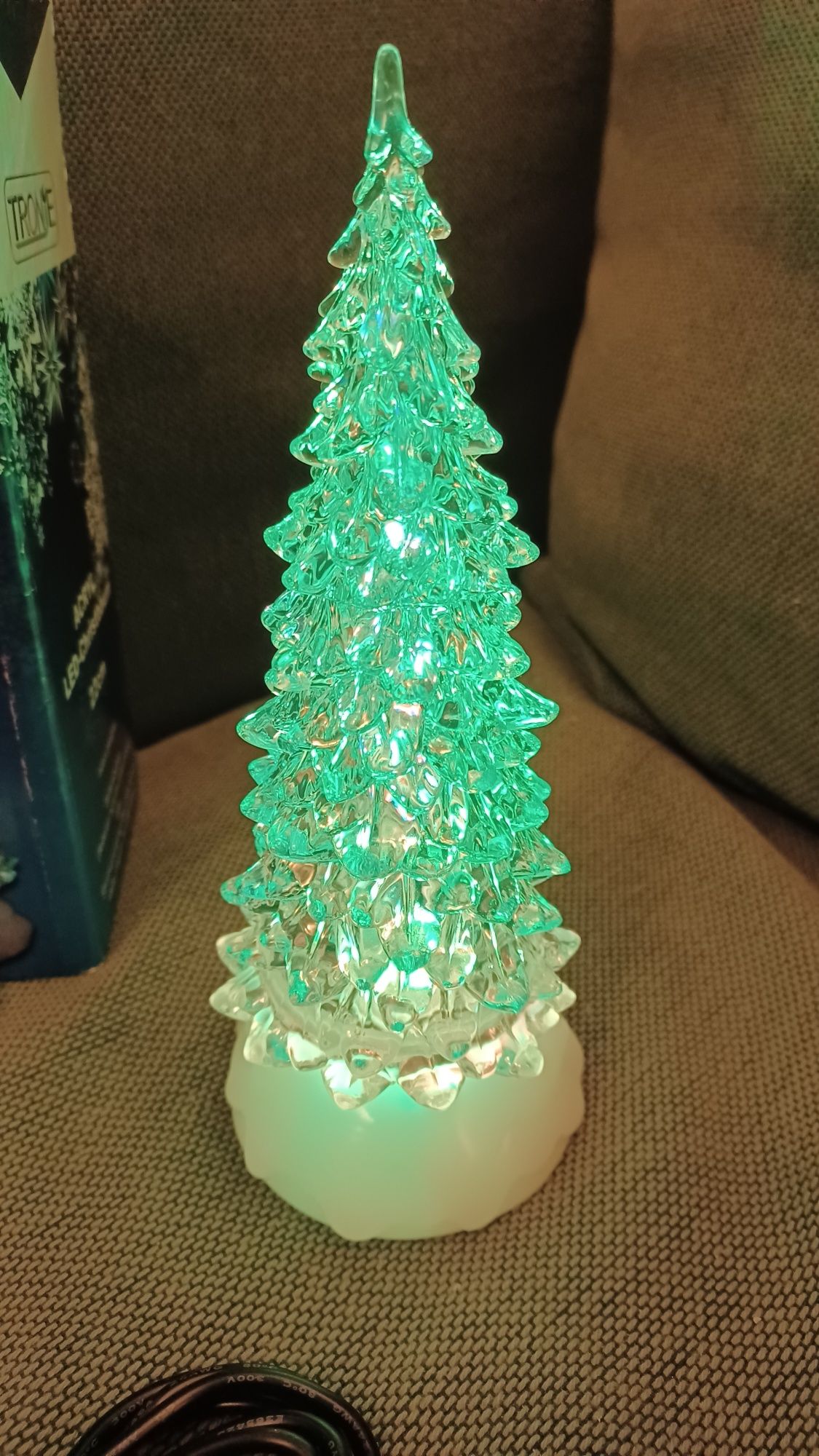 Tronje Choinka LED 22cm Choinka z timerem USB Choinka podświetlana