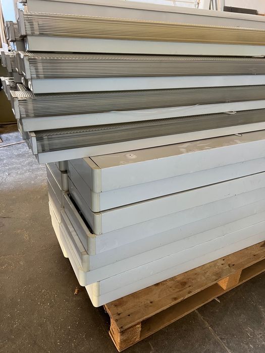 Armaduras duplas lâmpadas fluorescente led