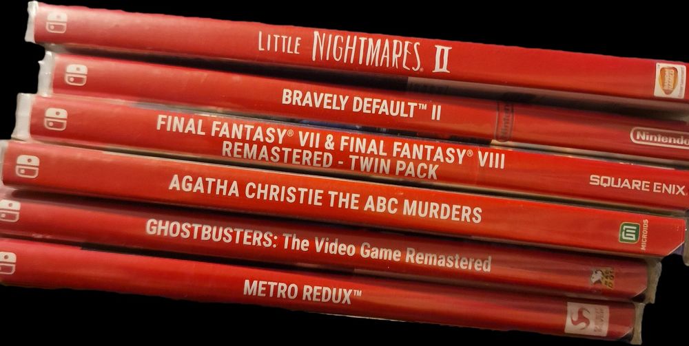 Gry Nintendo switch, ghostbusters, final fantasy, nowe zafolio