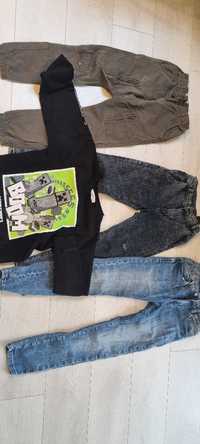 Bluzy i jeansy chłopięce 146 - 164