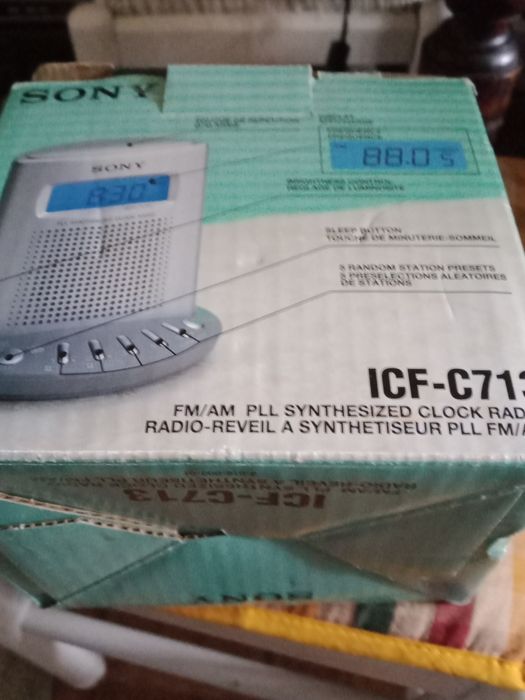Radio despertador Sony
