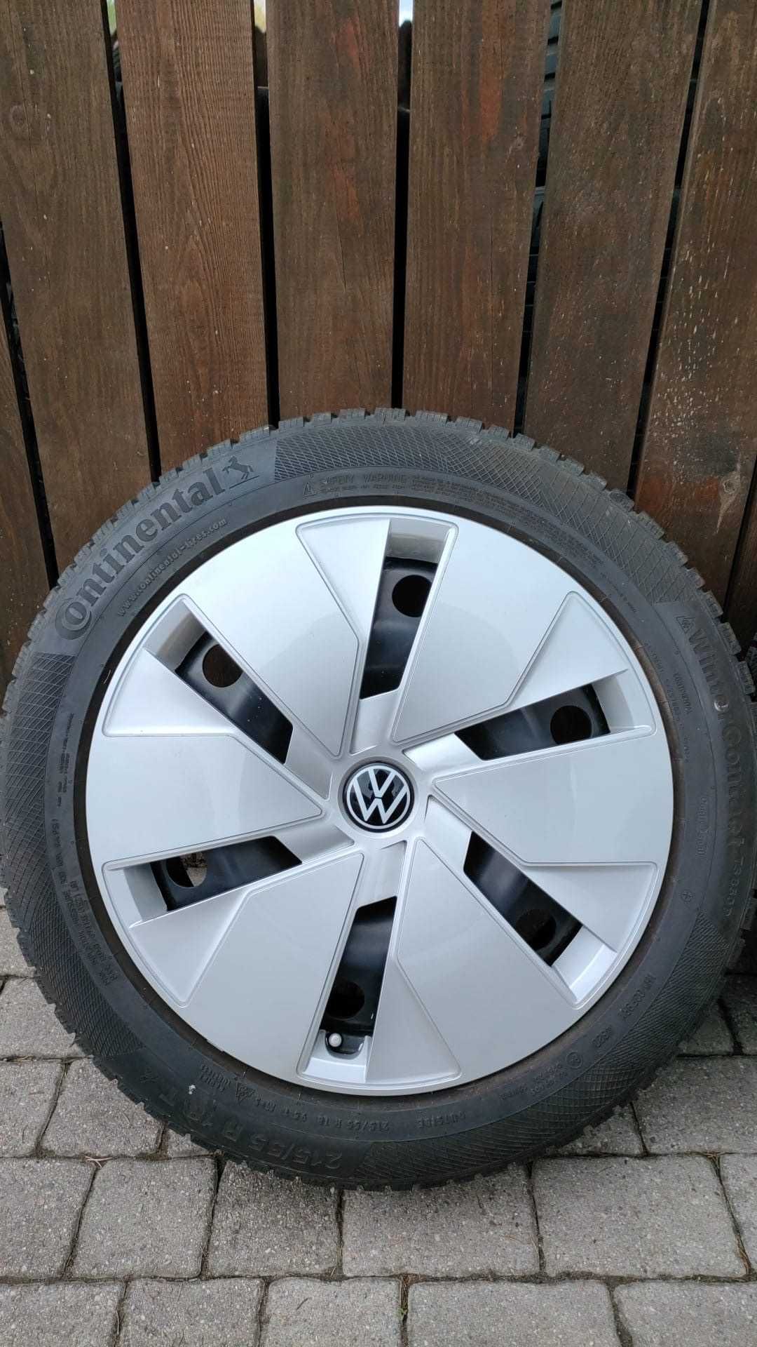 Koła stalowe kołpaki Vw ID 3 18'' 5x112 opony zimowe 215/55/18 OL1622