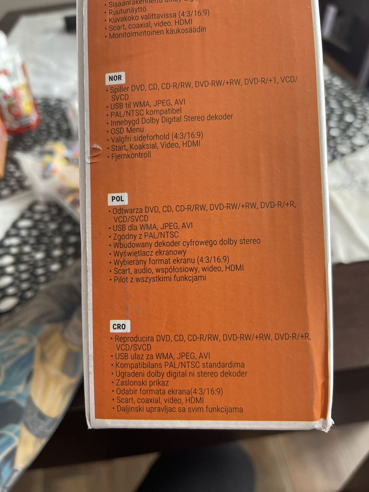 DVD player dvh-7787 mk 3