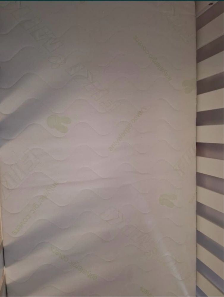 Białe łóżeczko CALMO 140x70 cm