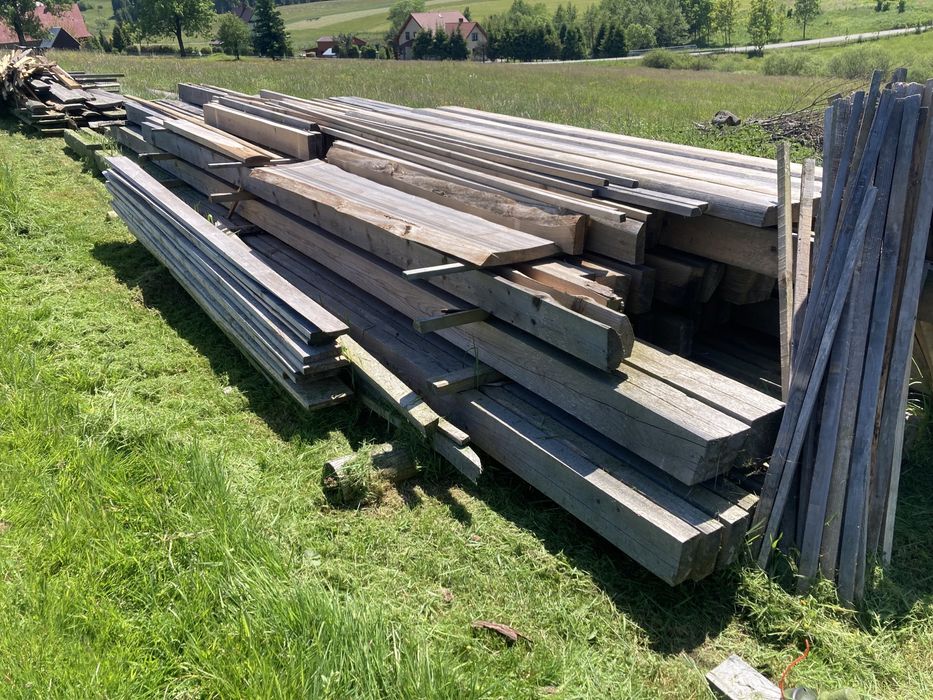 Więżba dachowa krokwie 8x16