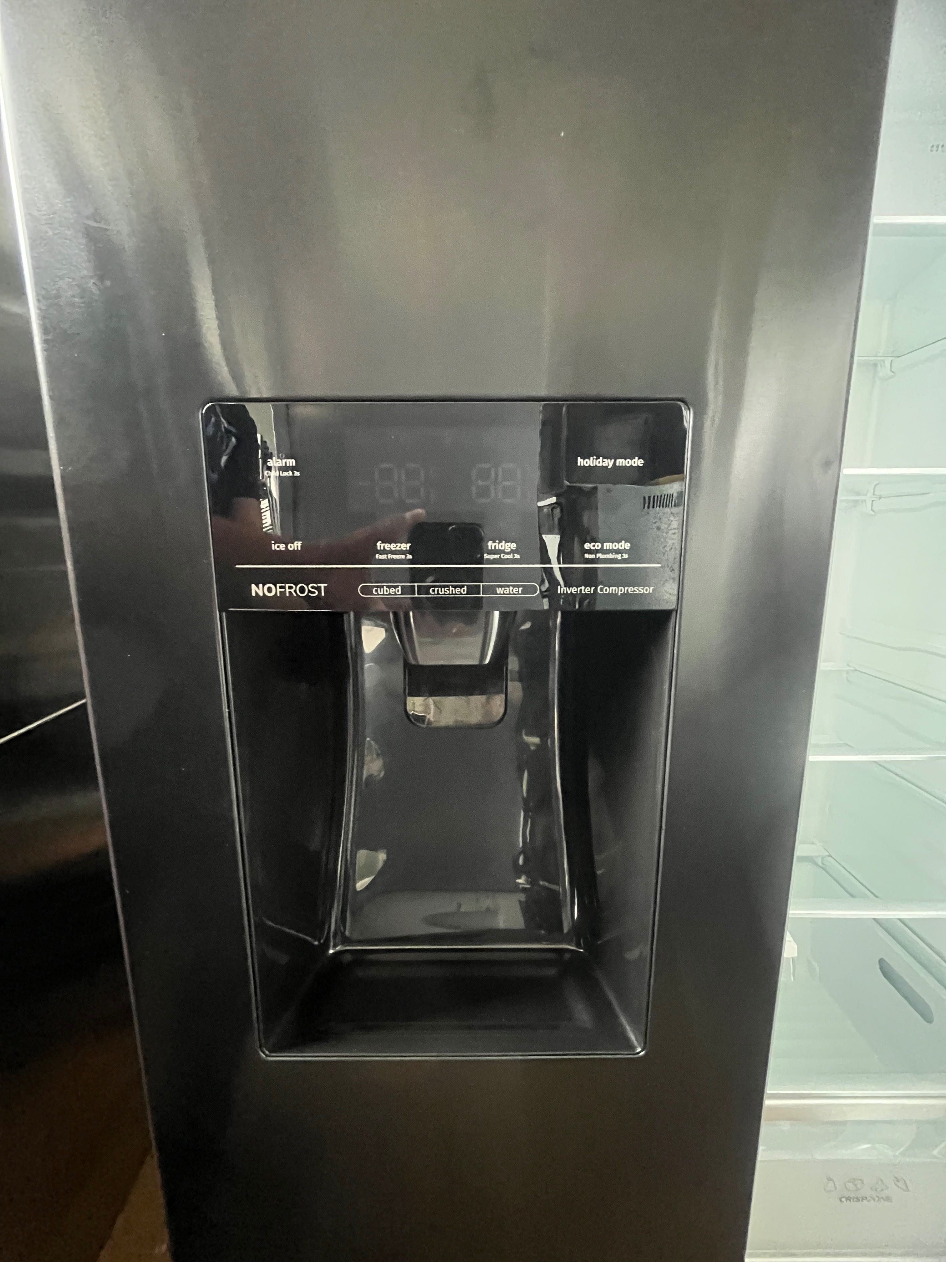 Lodówka Gorenje NRS9EVB Side by Side Czarna 179,3cm z gwarancją