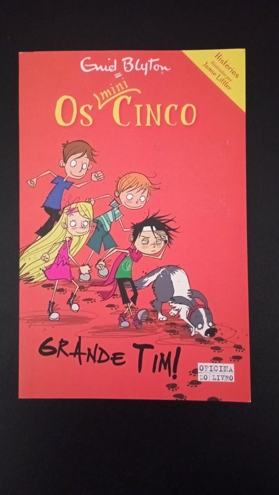 Livro "Os mini cinco" de Enid Blyton