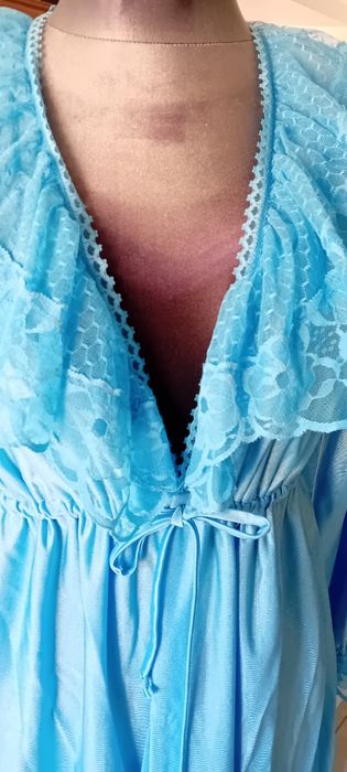 Komplet dwuczęściowy-koszula +szlafrok