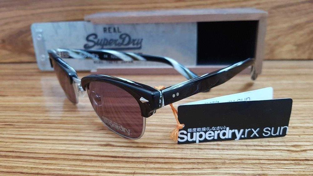 Nowe oryginalne okulary przeciwsłoneczne Superdry  harper 104#62