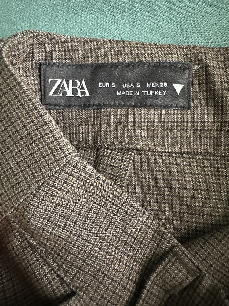 Нові коричневі шорти бермуди zara (s)