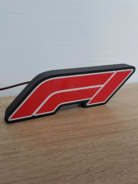 Placa Decorativa F1 com Luz LED