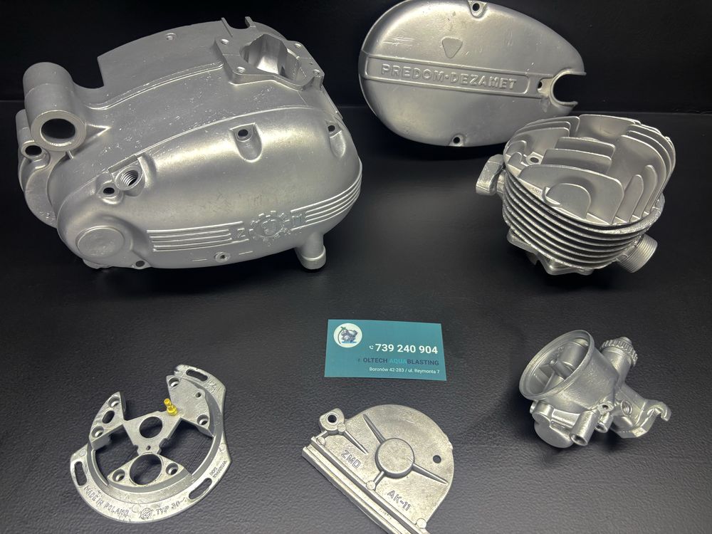 Aquablast, Szkiełkowanie, Piaskowanie -części motoryzacyjnych