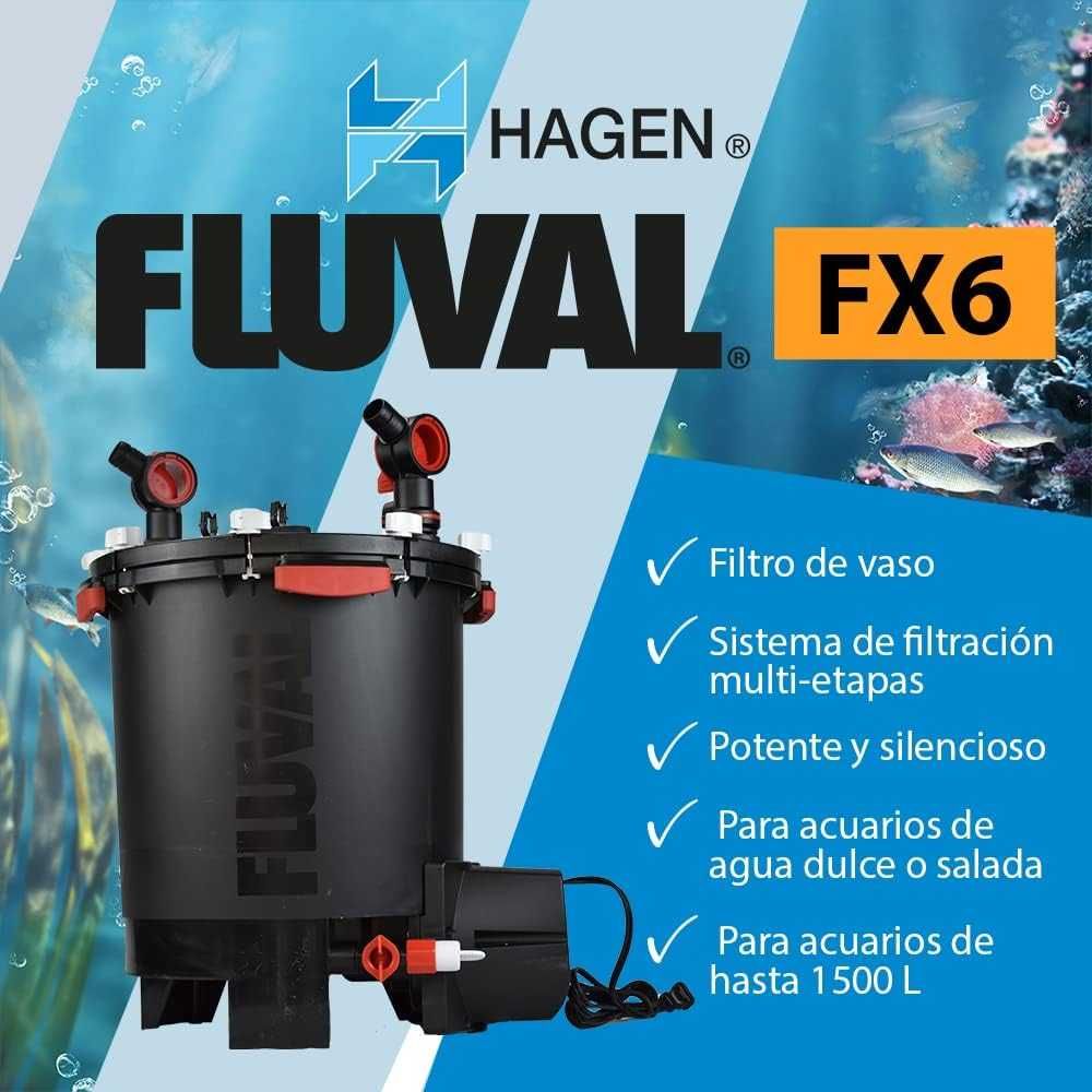 акваріумний фільтр Fluval FX6, каністровий для акваріумів