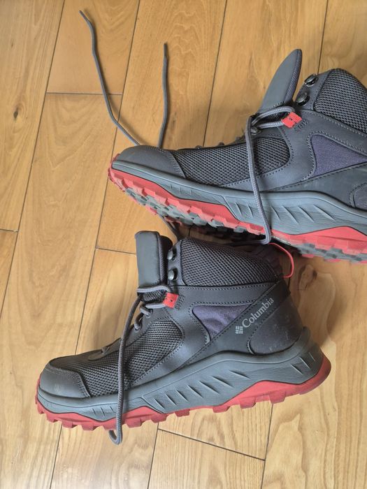 Columbia – Trailstorm Ascend – Szare buty trekkingowe do kostki