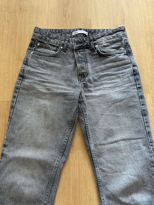 Сірі джинси zara жіночі