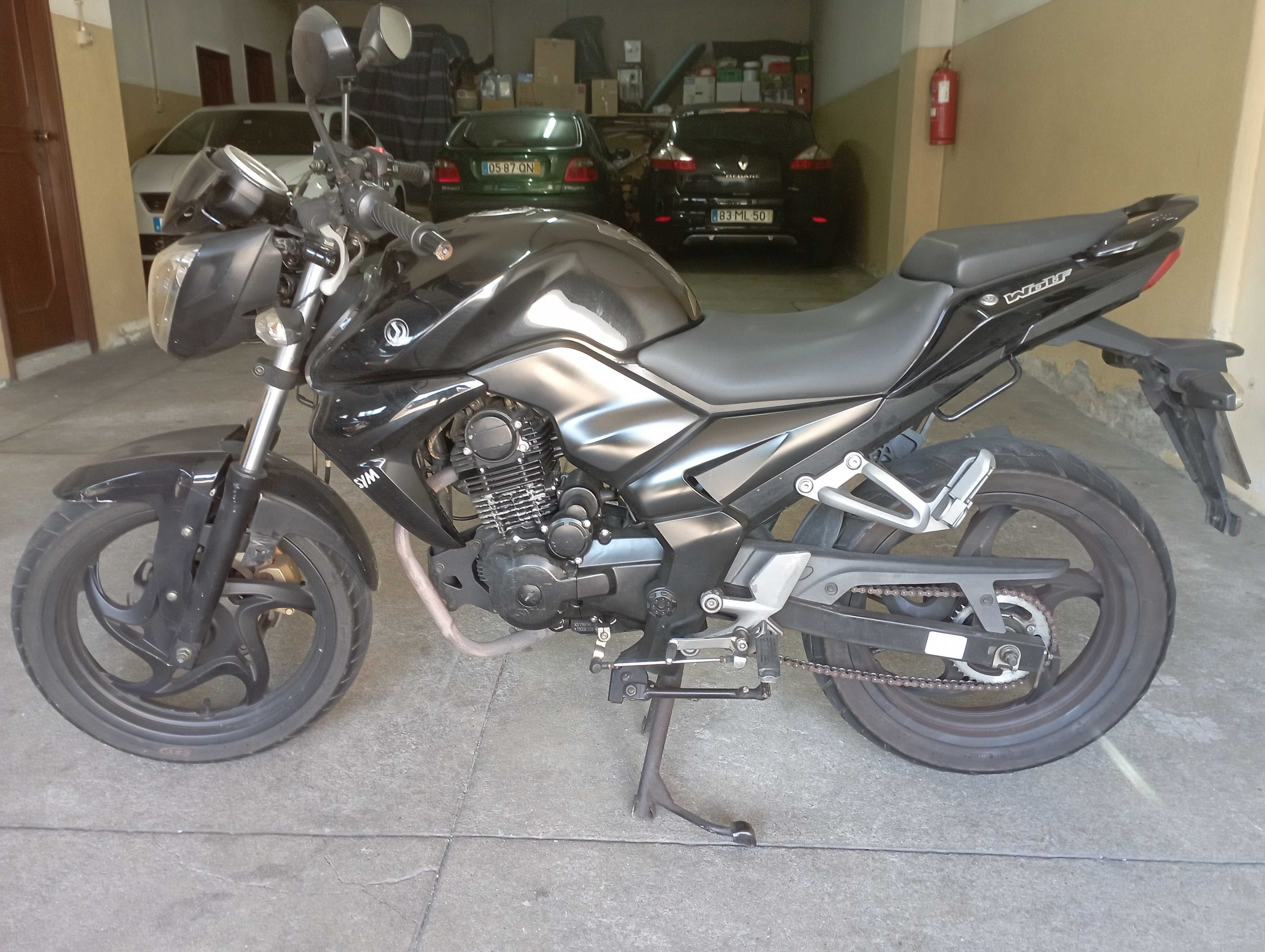 Sym Wolf 125cc Preta