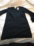 Vestido preto HM com brilhantes muito discretos