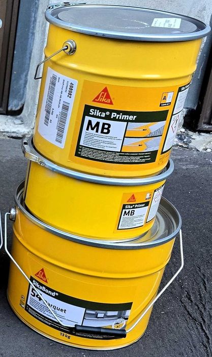 Klej poliuretanowy do drewna Sika Bond 54 Parquet - 13kg + Primer MB