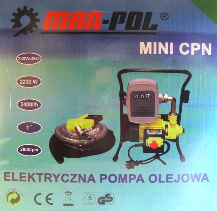 Dystrybutor CPN pompa paliwa oleju napędowego 230V Marpola 2200 wat