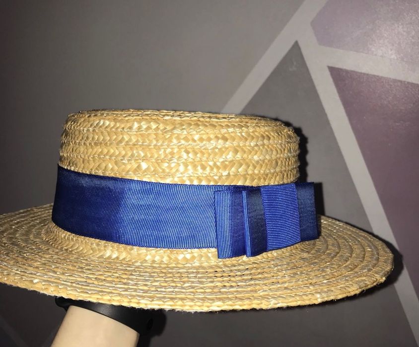 Сольом‘яний капелюх шляпа канот‘є