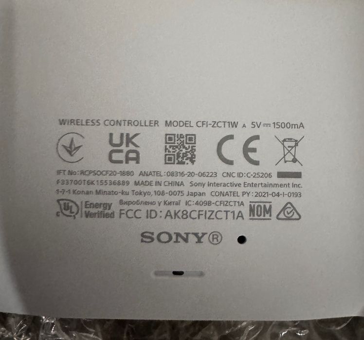 Oryginalne Obudowy do Sony PS5 DualSense (Model CFI-ZCT1W) - 2 sztuki