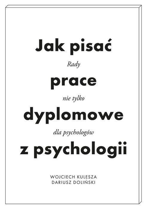 Jak Pisać Prace Dyplomowe Z Psychologii