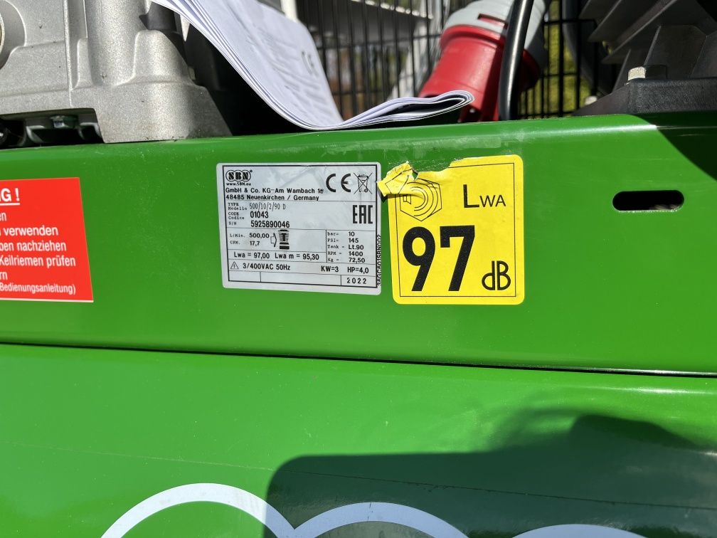 Kompresor 90l SBN 500l/min