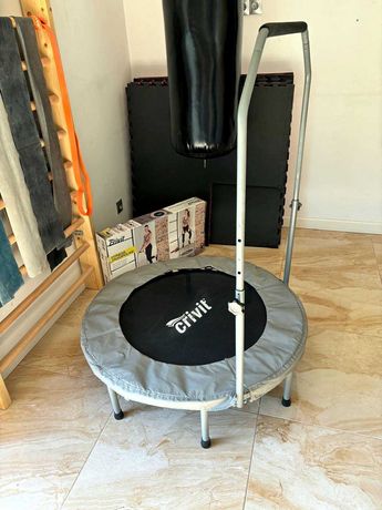 Trampolina fitness CRIVIT 96 cm do 100 kg z uchwytem