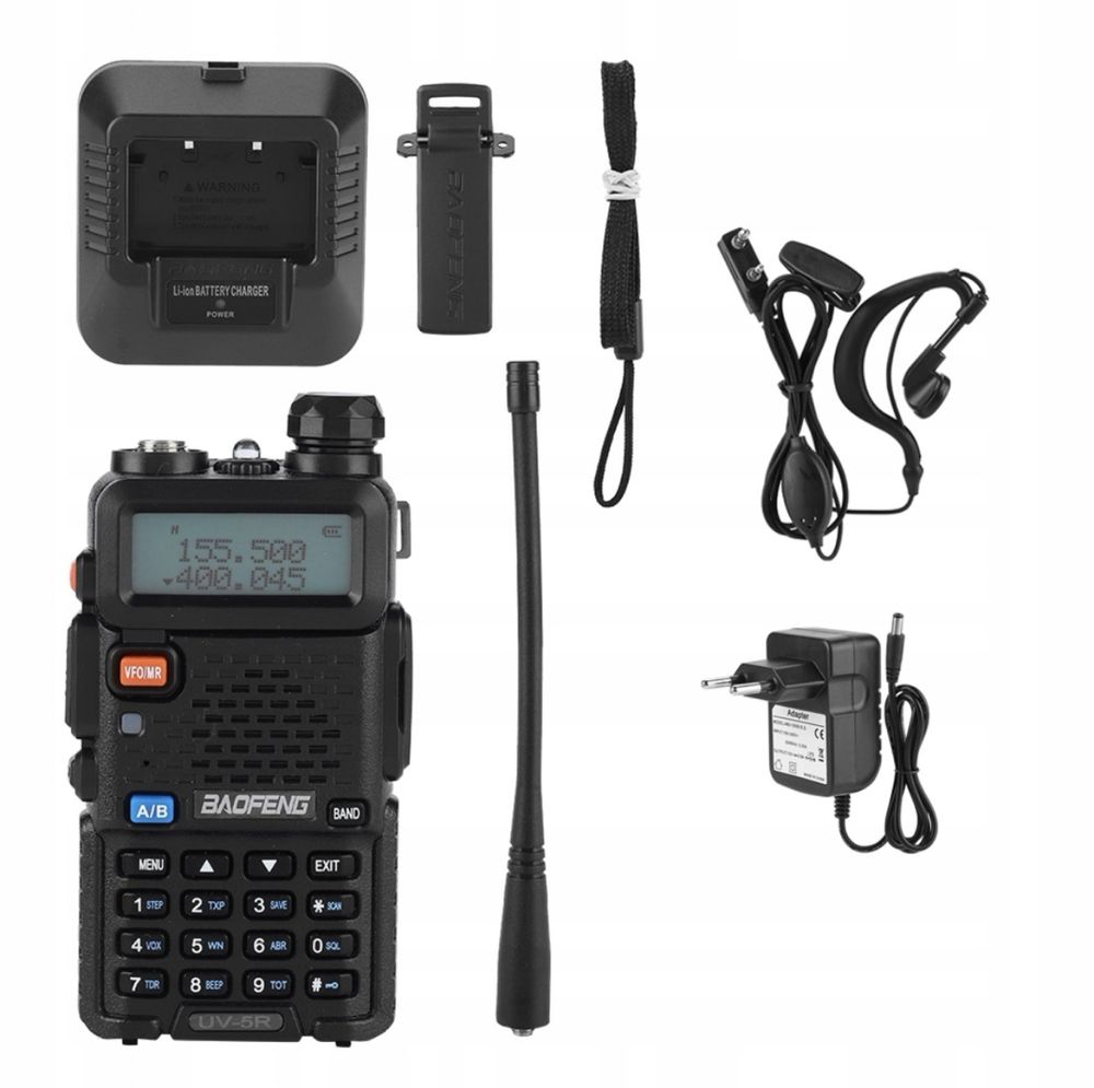 Radiotelefon Baofeng UV-5R 8W zaprogramowany