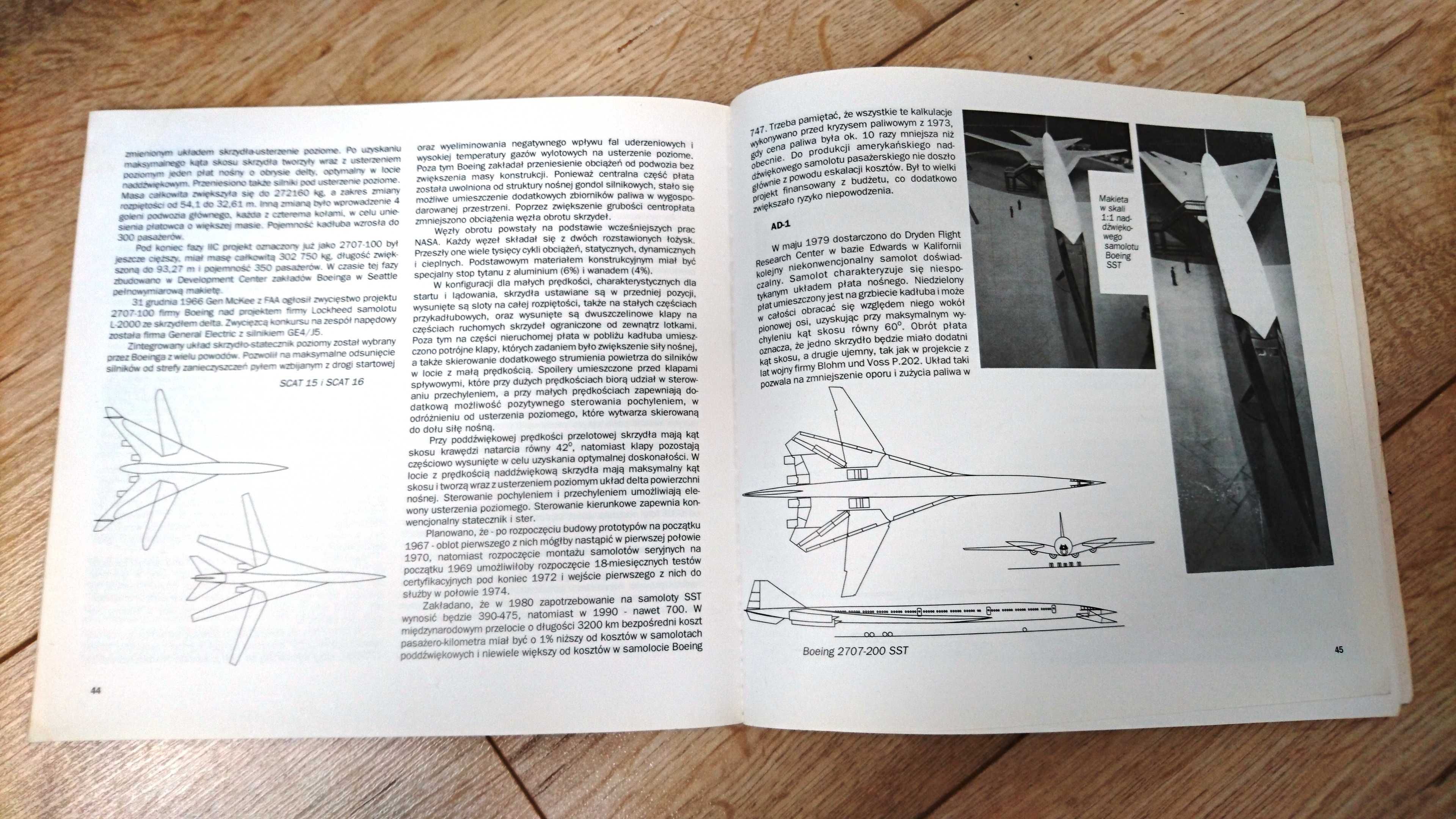 Samoloty o zmiennej geometrii skrzydeł Ireneusz Kramarski 1996