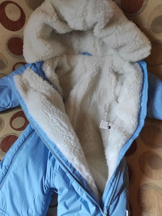 Дитячий зимовий комбінезон трасформер 74 - 80 см