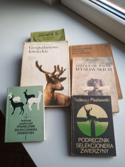 Książki o tematyce myśliwskiej - 6 szt.
