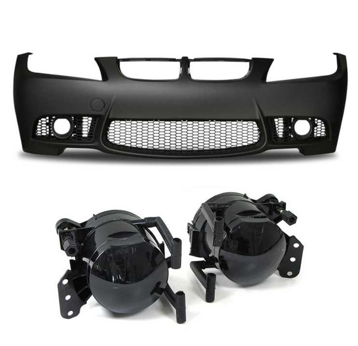 Para-choque frontal PackM BMW Série3 E90/E91 LCI 08a11+faróis nevoeiro