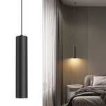 Klighten Regulowana Lampa Wisząca GU10 5W 3000K Czarna 30 cm