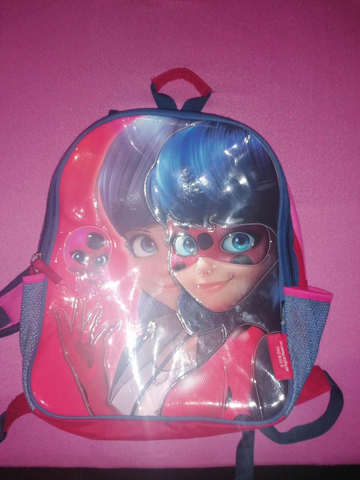 Mochila nova reversível Ladybug