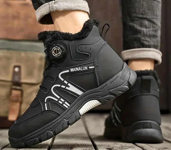 38р.* 39 р. Зимові черевики на хутрі на хлопчика підліткові