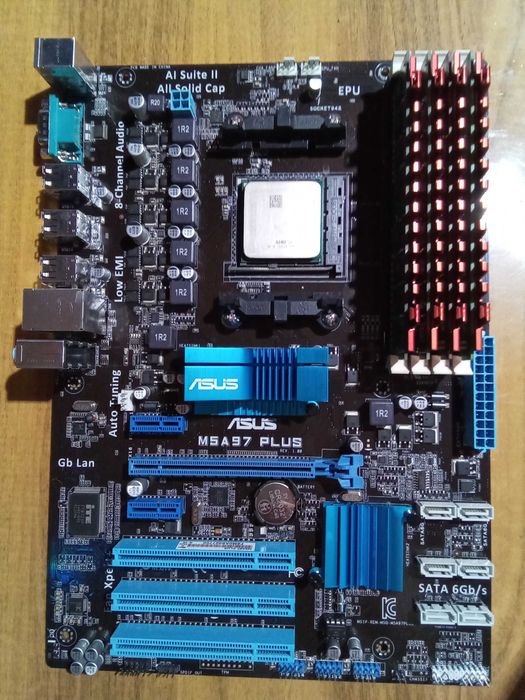Am3+      Asus m5a97 PLUS, AMD FX-8320, DDR3 24gb.