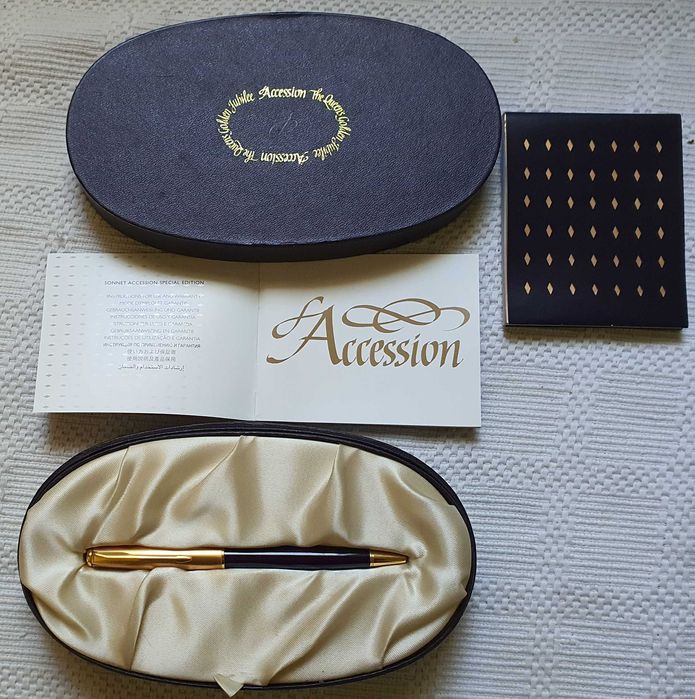 Caneta Parker Sonnet Accession Golden Jubilee RARO