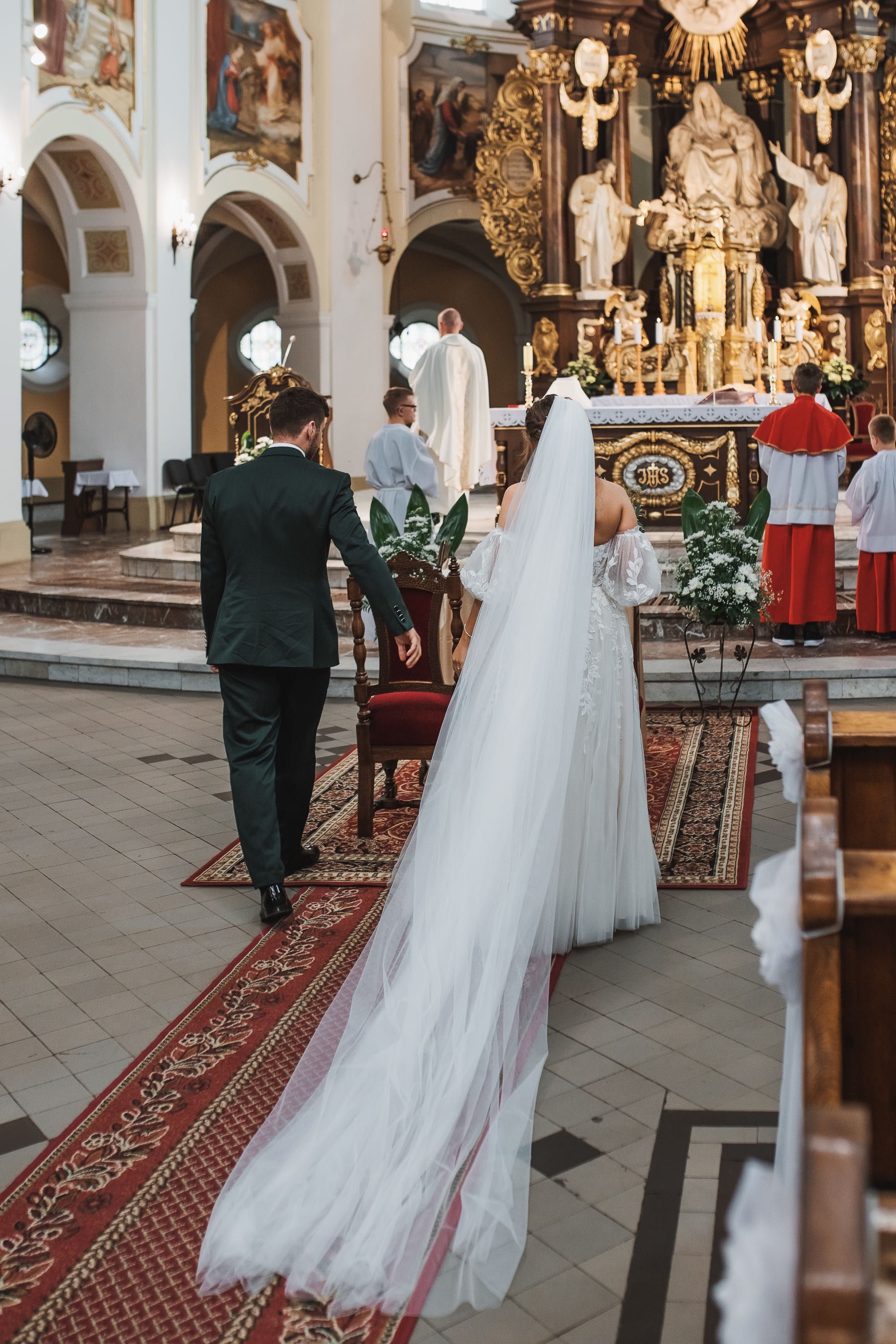 Suknia Ślubna 36/38 bufki Justin Alexander Salon Anna