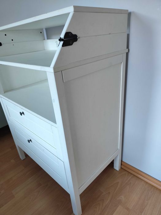 Przewijak Ikea Sundvik przewijak biały drewniany