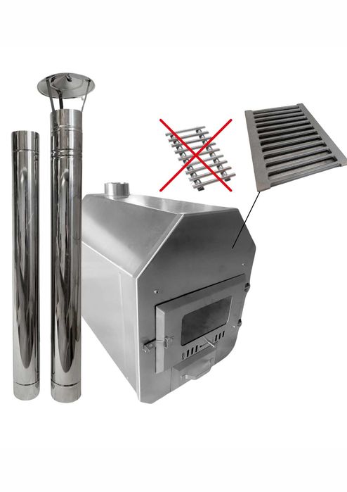 Piec do Bali / Jacuzzi ogrodowego 30Kw z szybką, kominem i daszkiem