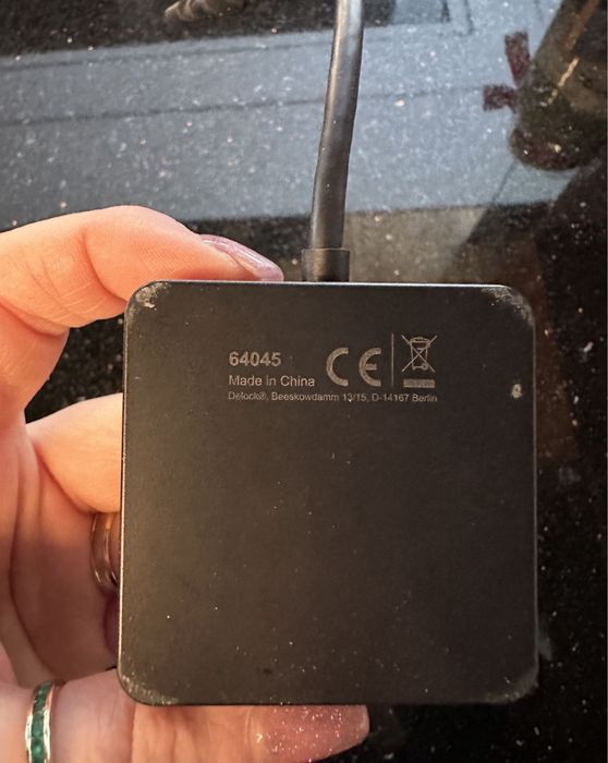 Delock port koncentrator HUB USB 3-portowy 3.1 czytnik SD 64045