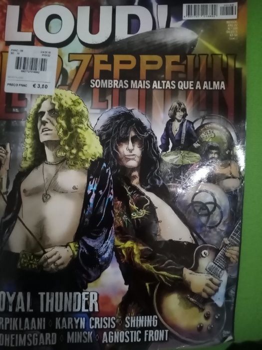 revistas LOUD!-moonspell, led zeppelin, deep purple...