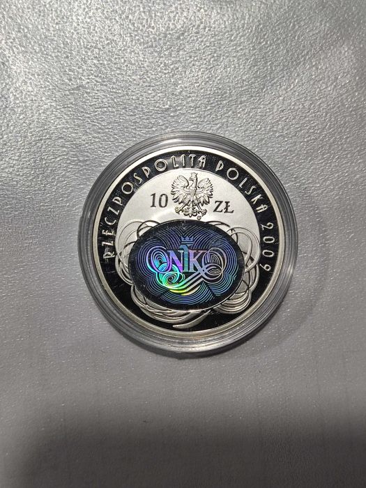 Kolekcjonerska moneta NIK z hologramem