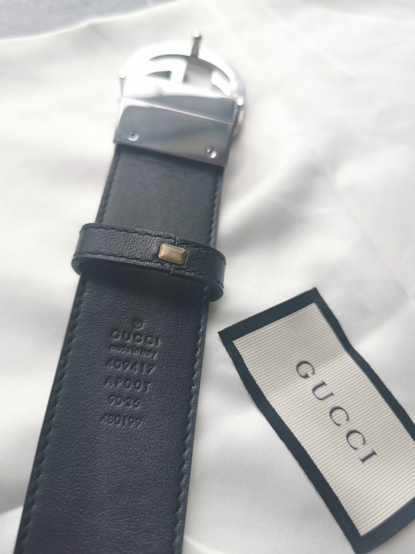 Gucci Pasek GG reversible Supreme belt