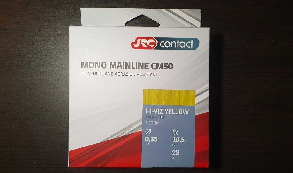 Żyłka karpiowa JRC Contact CM50 Yellow 0.35mm 1200m / żółta